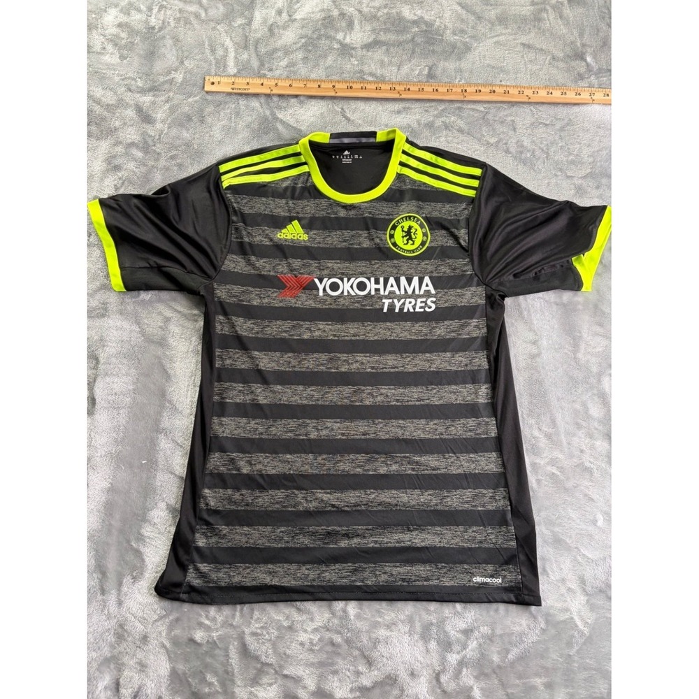 adidas 2016-17 Away Jersey Men's XL Black Polyester Climacool